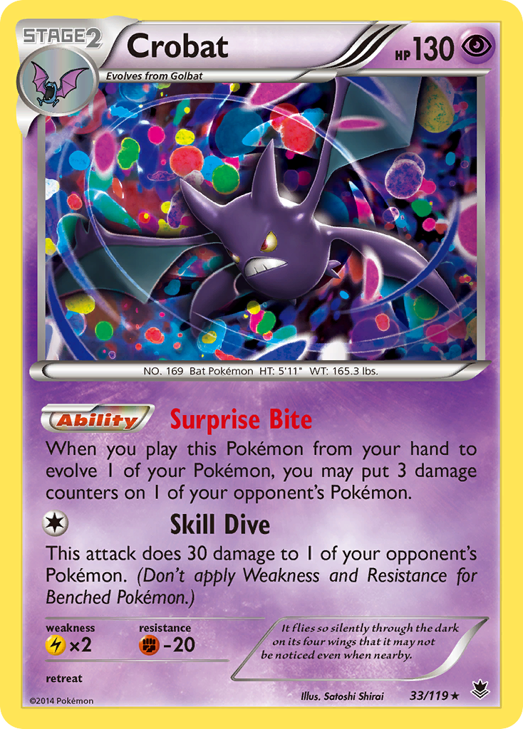 Crobat (33/119) [XY: Phantom Forces] | Good Games North
