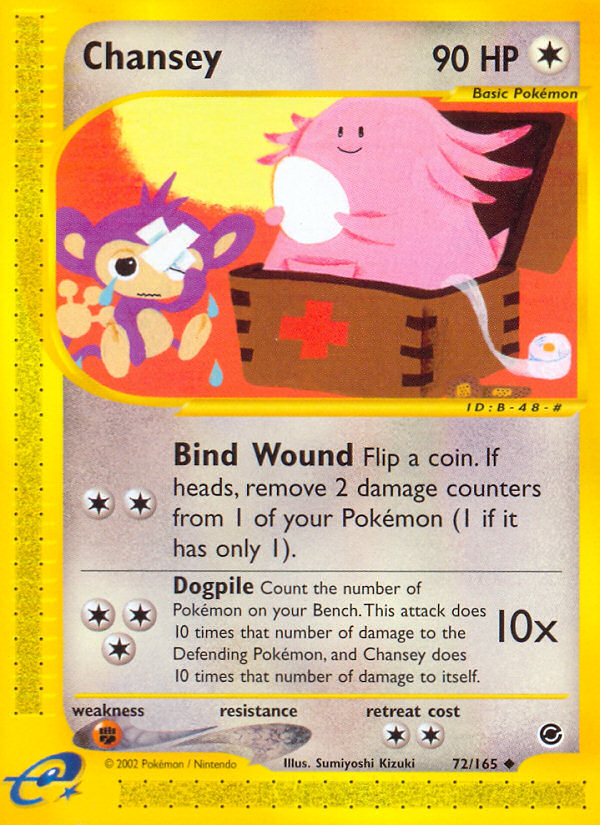 Chansey (72/165) [Expedition: Base Set] | Good Games North