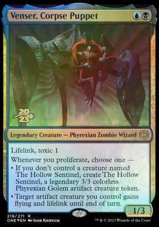 Venser, Corpse Puppet [Phyrexia: All Will Be One Prerelease Promos] | Good Games North