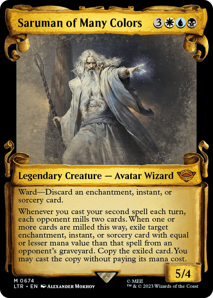 Saruman of Many Colors [The Lord of the Rings: Tales of Middle-Earth Showcase Scrolls] | Good Games North