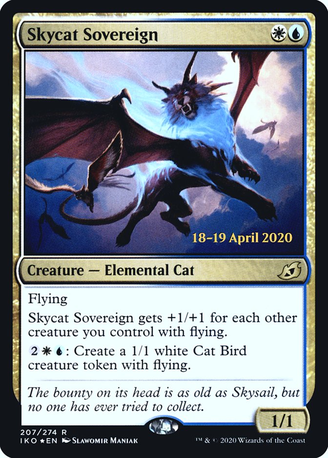Skycat Sovereign  [Ikoria: Lair of Behemoths Prerelease Promos] | Good Games North