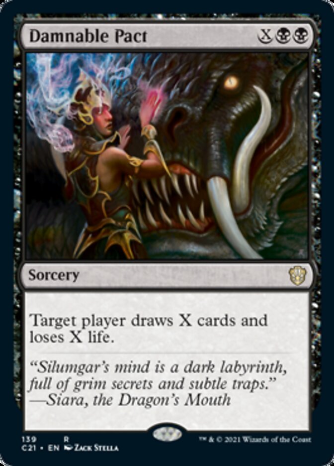 Damnable Pact [Commander 2021] | Good Games North
