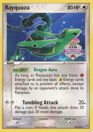 Rayquaza (22/107) (Gym Challenge Promo) [EX: Deoxys] | Good Games North