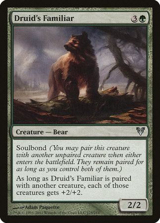 Druid's Familiar [Avacyn Restored] | Good Games North