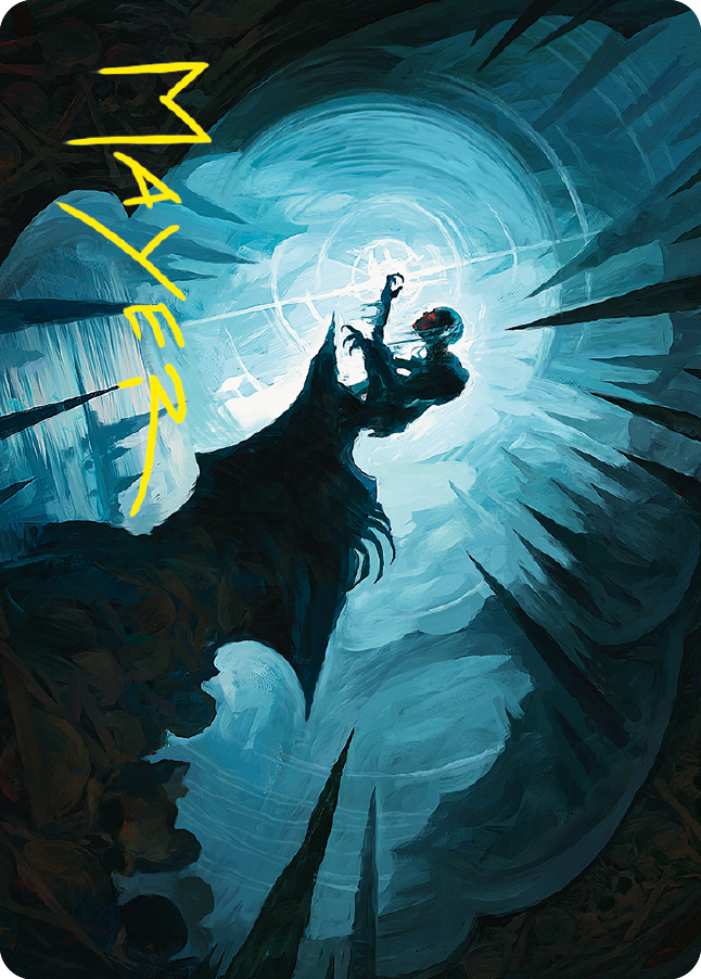 Gollum, Patient Plotter Art Card (Gold-Stamped Signature) [The Lord of the Rings: Tales of Middle-earth Art Series] | Good Games North