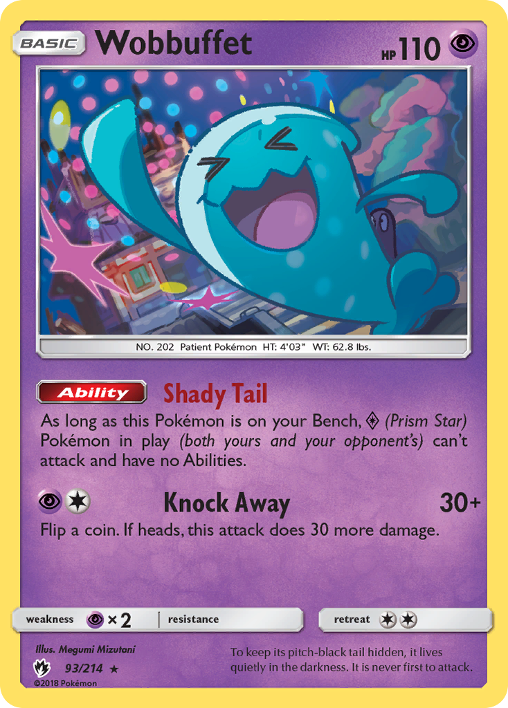 Wobbuffet (93/214) [Sun & Moon: Lost Thunder] | Good Games North