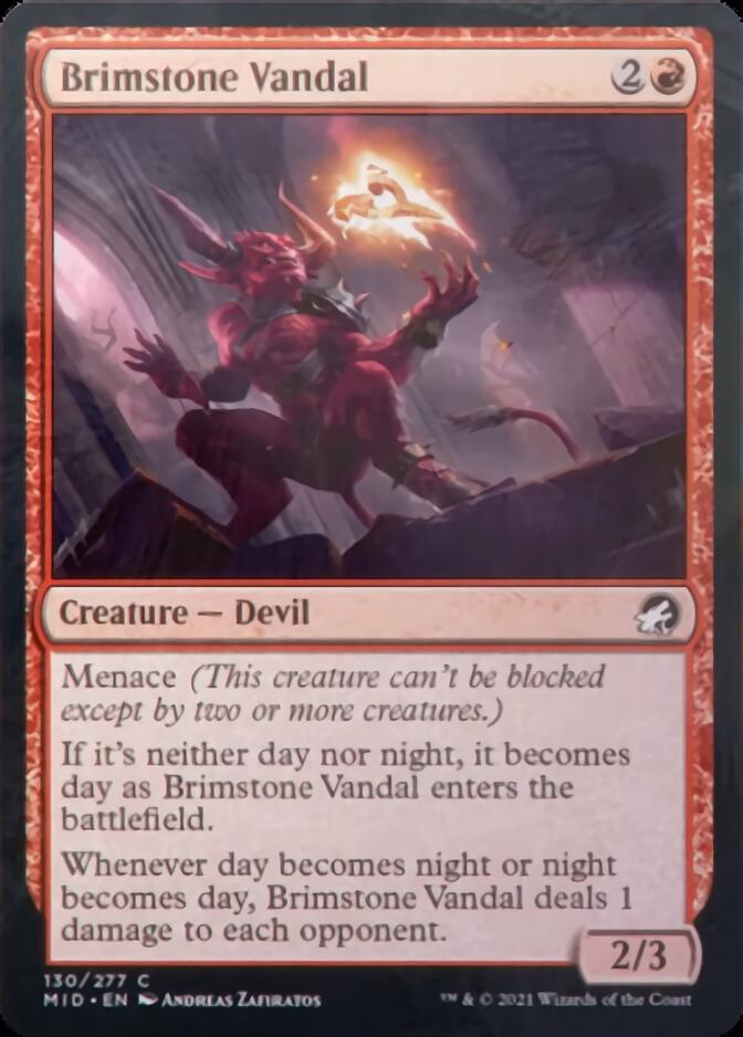 Brimstone Vandal [Innistrad: Midnight Hunt] | Good Games North