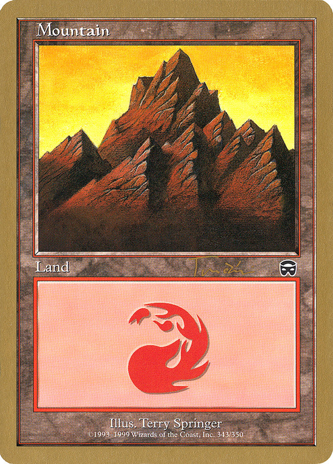 Mountain (jt343) (Jan Tomcani) (MMQ) [World Championship Decks 2001] | Good Games North