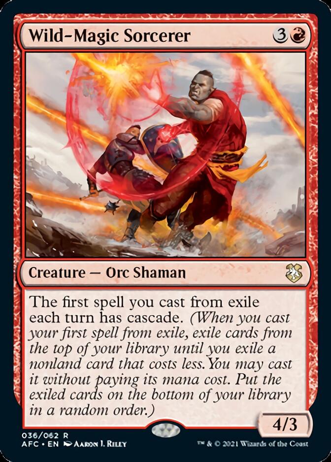 Wild-Magic Sorcerer [Dungeons & Dragons: Adventures in the Forgotten Realms Commander] | Good Games North