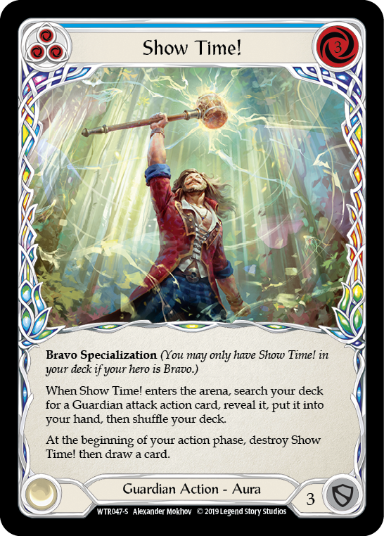 Show Time! [WTR047-S] Alpha Print Rainbow Foil | Good Games North