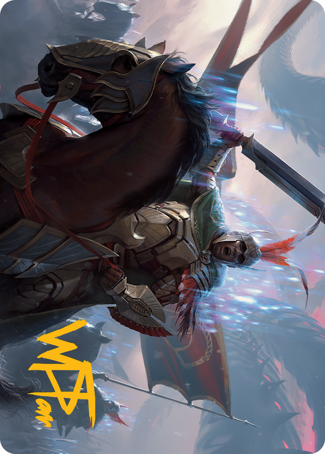 Marshal of Zhalfir Art Card (Gold-Stamped Signature) [March of the Machine Art Series] | Good Games North