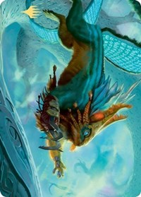 Toski, Bearer of Secrets Art Card (Gold-Stamped Signature) [Kaldheim: Art Series] | Good Games North