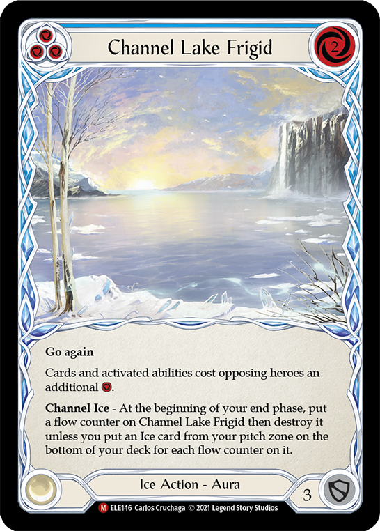 Channel Lake Frigid [ELE146] (Tales of Aria)  1st Edition Rainbow Foil | Good Games North