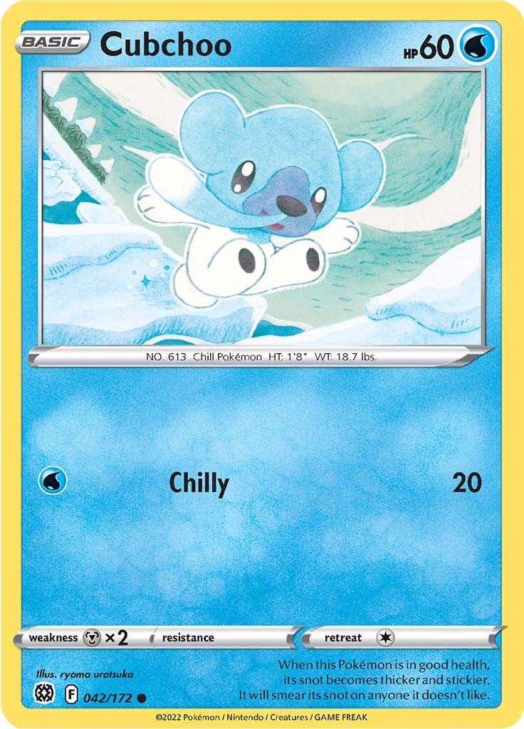 Cubchoo (042/172) [Sword & Shield: Brilliant Stars] | Good Games North