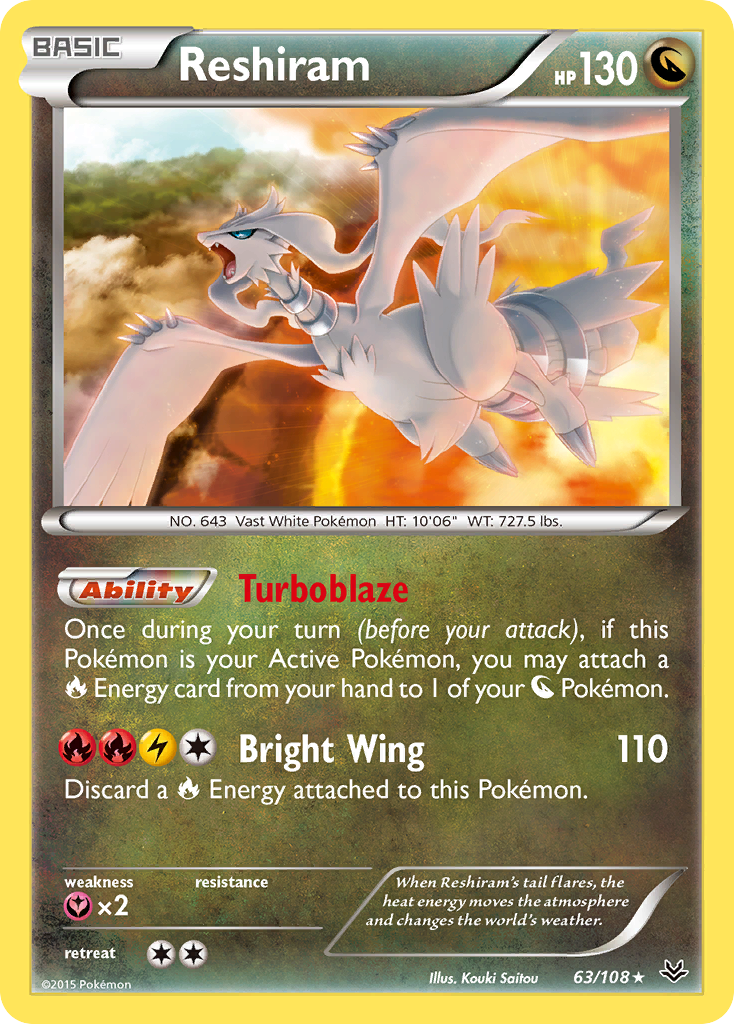 Reshiram (63/108) [XY: Roaring Skies] | Good Games North
