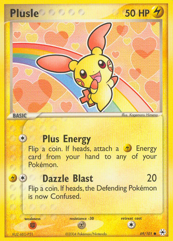 Plusle (69/101) [EX: Hidden Legends] | Good Games North