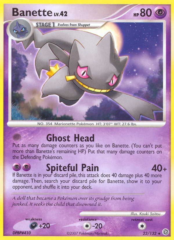 Banette (23/132) [Diamond & Pearl: Secret Wonders] | Good Games North