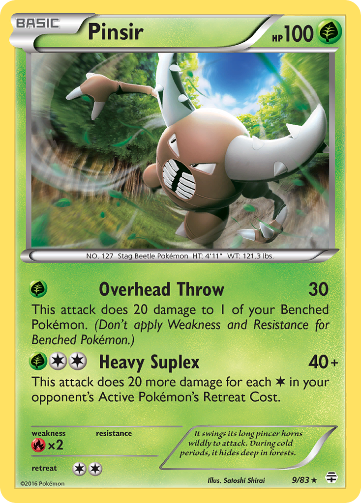 Pinsir (9/83) [XY: Generations] | Good Games North