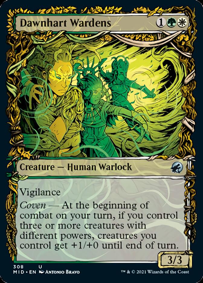 Dawnhart Wardens (Showcase Equinox) [Innistrad: Midnight Hunt] | Good Games North
