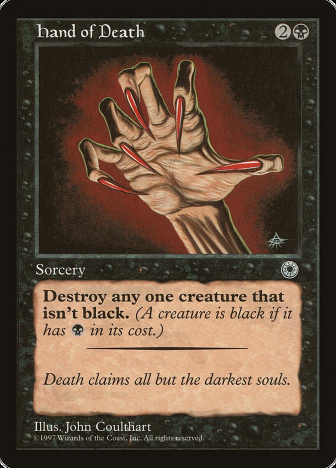 Hand of Death (With Creature Color Explanation) [Portal] | Good Games North