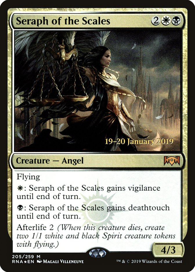 Seraph of the Scales [Ravnica Allegiance Prerelease Promos] | Good Games North
