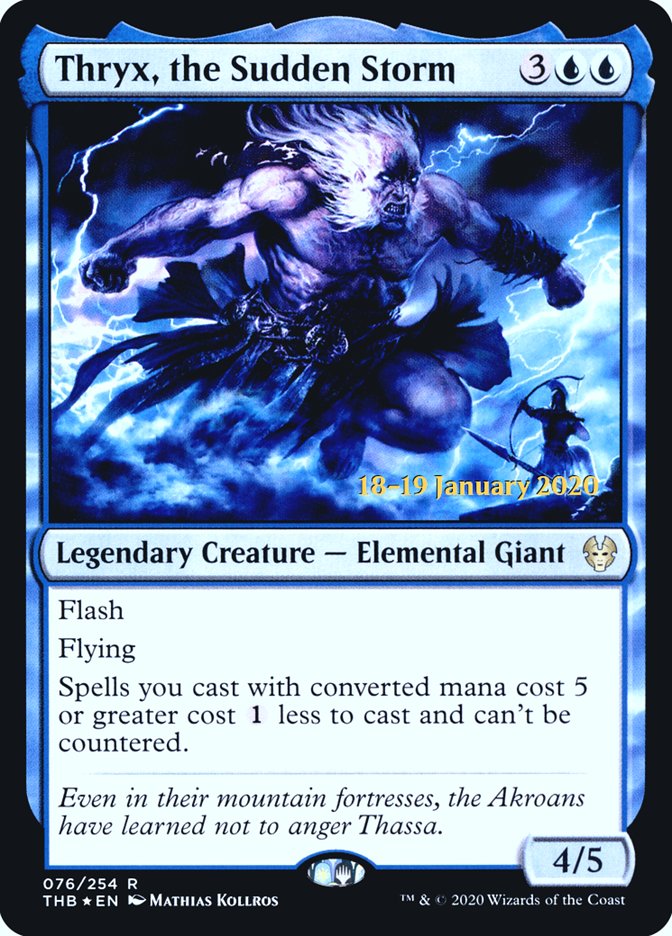 Thryx, the Sudden Storm [Theros Beyond Death Prerelease Promos] | Good Games North