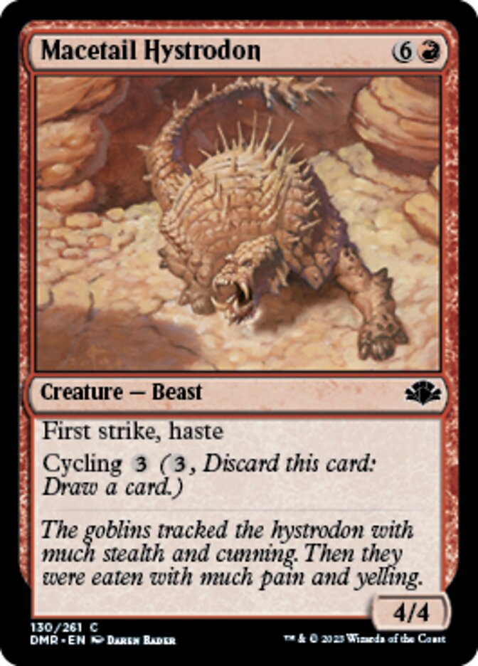 Macetail Hystrodon [Dominaria Remastered] | Good Games North
