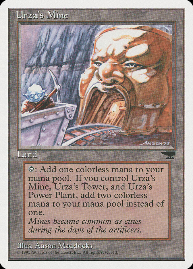 Urza's Mine (Mine Cart Entering Mouth) [Chronicles] | Good Games North