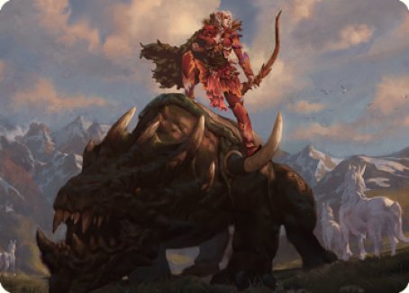Meria's Outrider Art Card [Dominaria United Art Series] | Good Games North