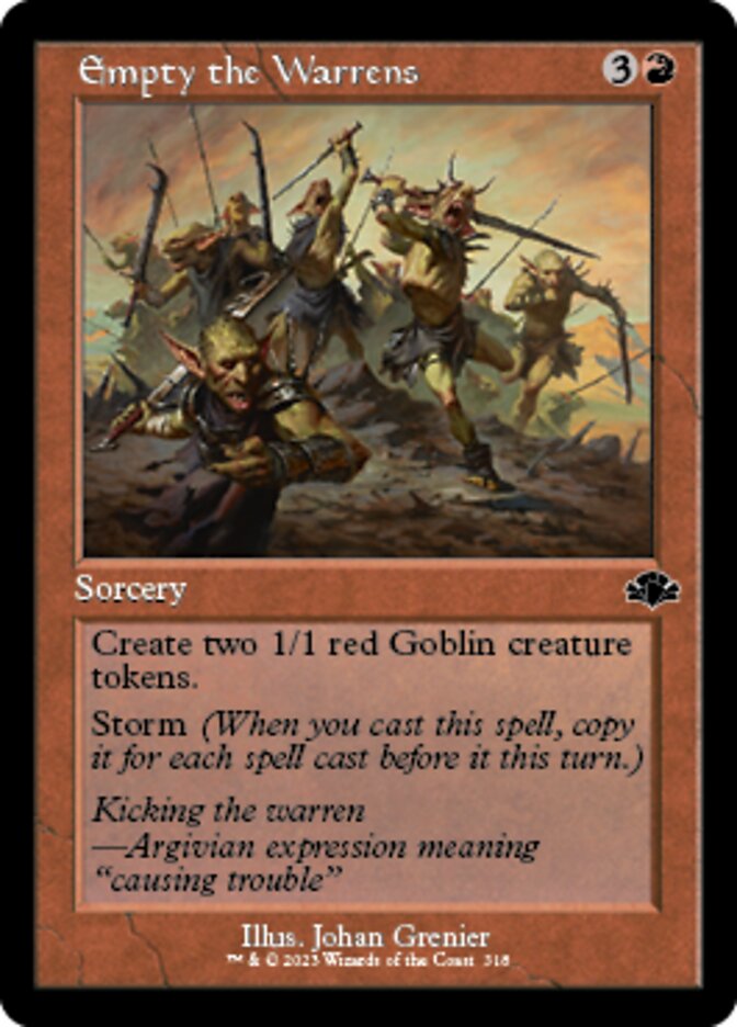 Empty the Warrens (Retro) [Dominaria Remastered] | Good Games North