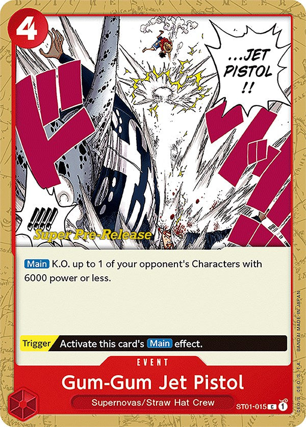 Gum-Gum Jet Pistol [Super Pre-Release Starter Deck: Straw Hat Crew] | Good Games North