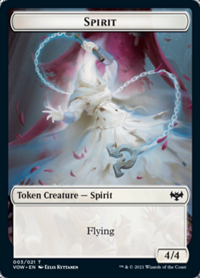 Spirit Token (003) [Innistrad: Crimson Vow Tokens] | Good Games North
