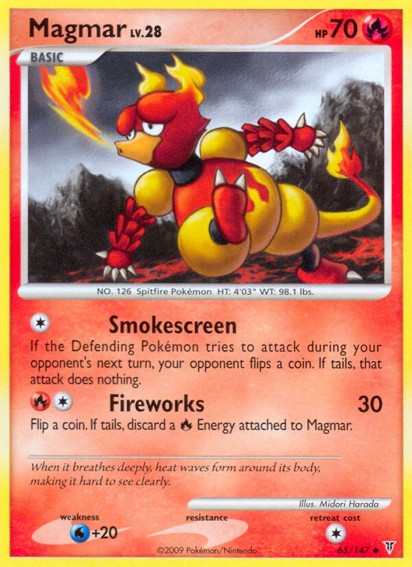 Magmar (65/147) [Platinum: Supreme Victors] | Good Games North