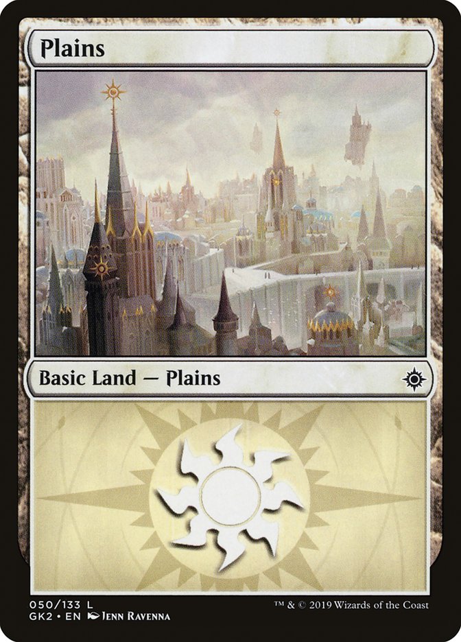 Plains (50) [Ravnica Allegiance Guild Kit] | Good Games North
