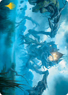 Creeping Inn Art Card (Gold-Stamped Signature) [Innistrad: Midnight Hunt Art Series] | Good Games North
