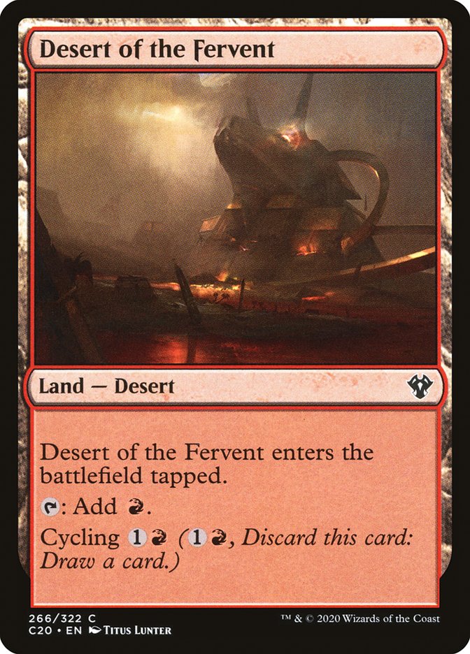 Desert of the Fervent [Commander 2020] | Good Games North