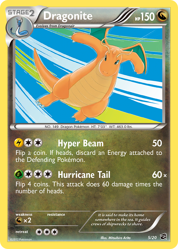 Dragonite (5/20) [Black & White: Dragon Vault] | Good Games North