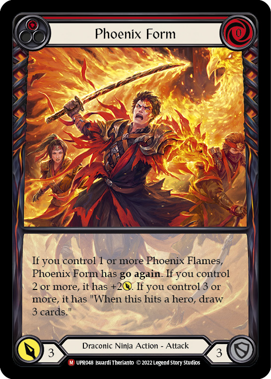 Phoenix Form (Extended Art) [UPR048] (Uprising)  Rainbow Foil | Good Games North