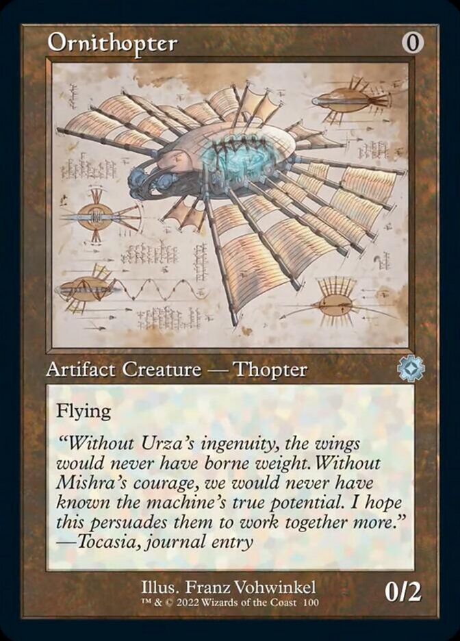 Ornithopter (Retro Schematic) [The Brothers' War Retro Artifacts] | Good Games North