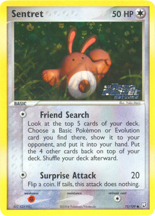 Sentret (75/109) (Stamped) [EX: Team Rocket Returns] | Good Games North