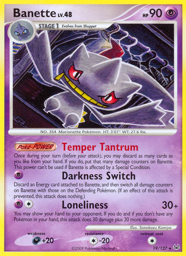 Banette (19/127) [Platinum: Base Set] | Good Games North