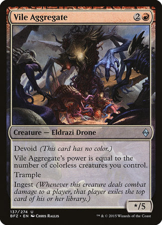 Vile Aggregate [Battle for Zendikar] | Good Games North