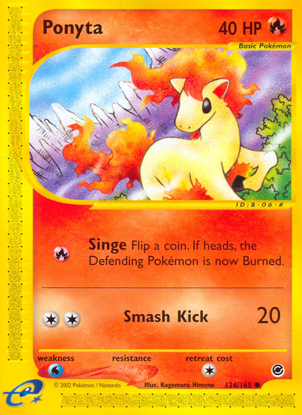 Ponyta (126/165) [Expedition: Base Set] | Good Games North