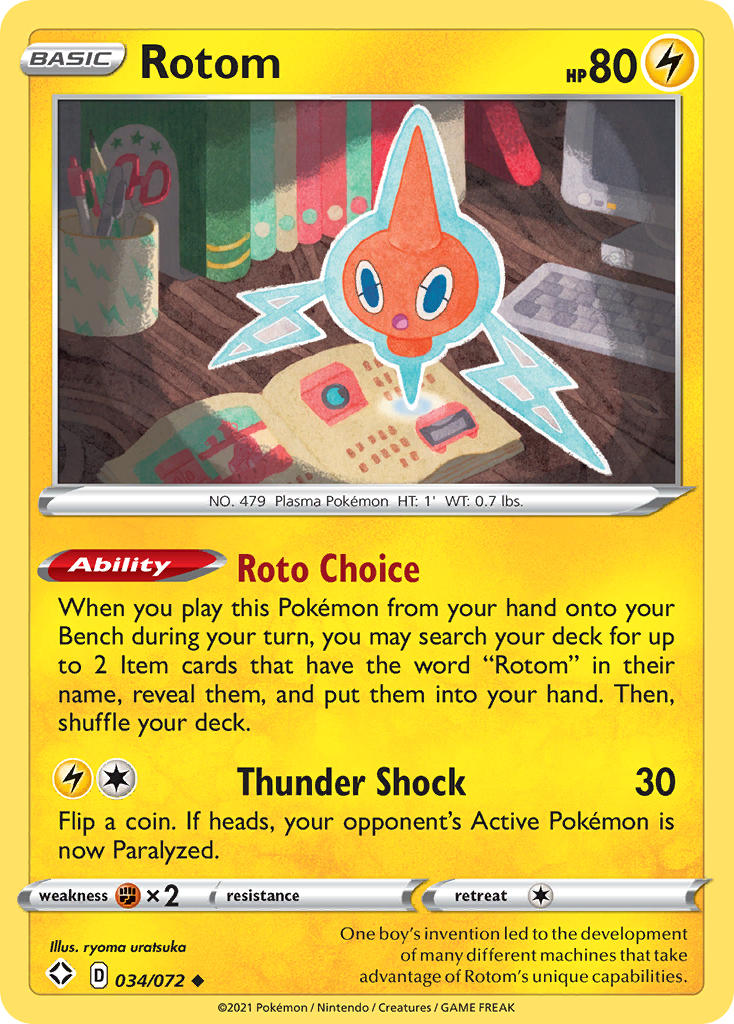 Rotom (034/072) [Sword & Shield: Shining Fates] | Good Games North