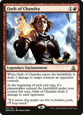 Oath of Chandra [Oath of the Gatewatch Promos] | Good Games North