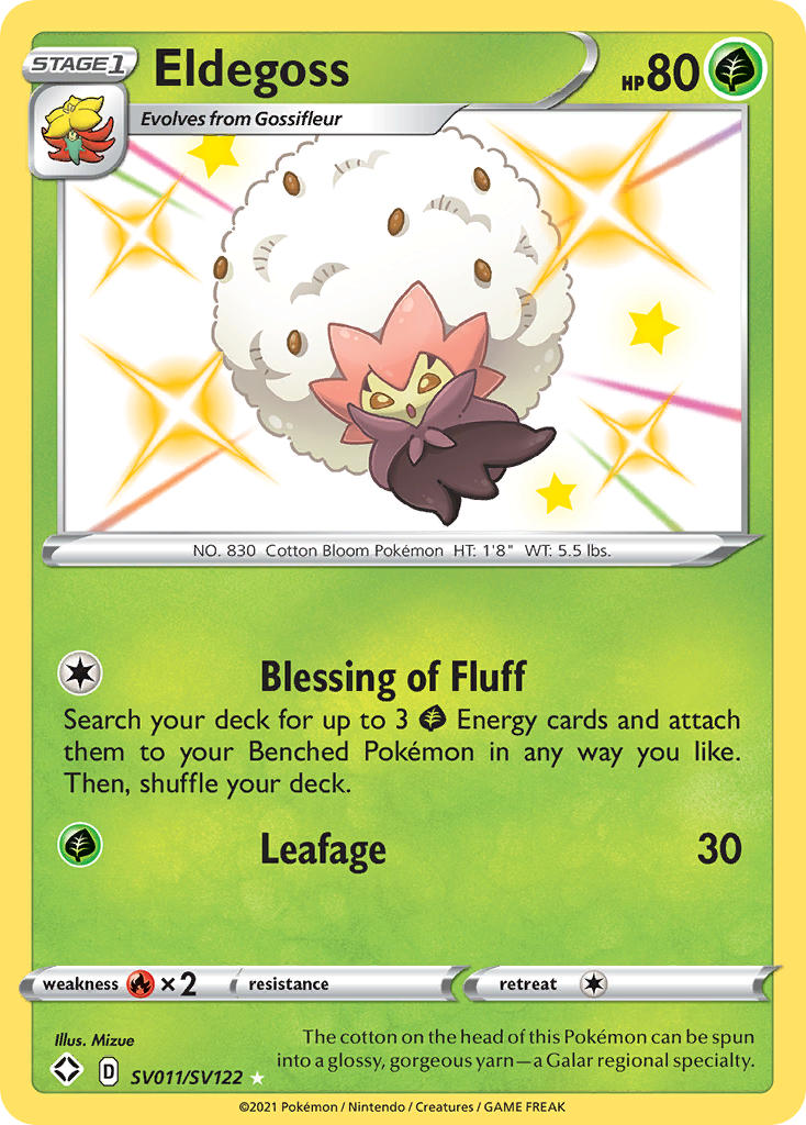 Eldegoss (SV011/SV122) [Sword & Shield: Shining Fates] | Good Games North