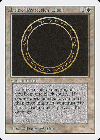 Circle of Protection: Black [Unlimited Edition] | Good Games North