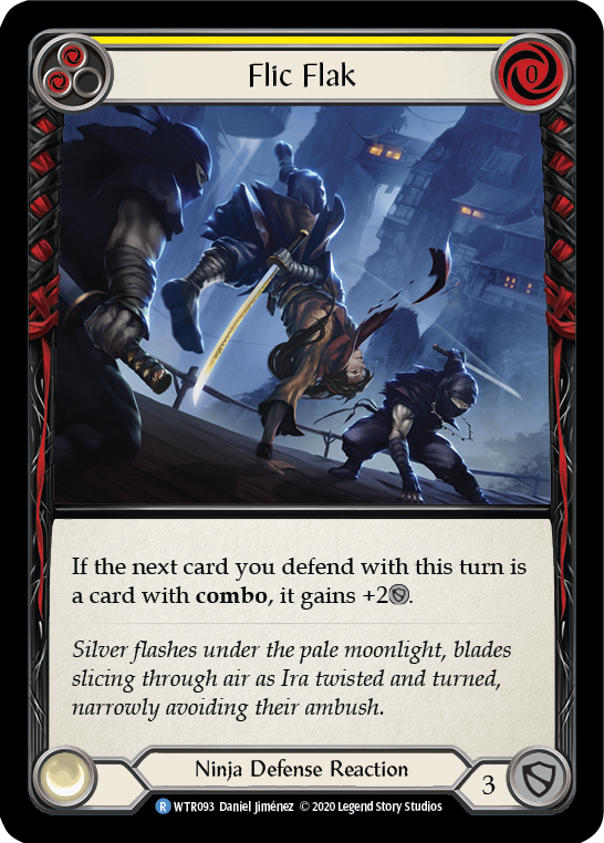 Flic Flak (Yellow) [U-WTR093] (Welcome to Rathe Unlimited)  Unlimited Rainbow Foil | Good Games North