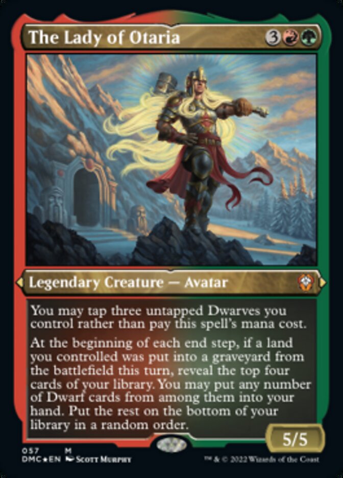 The Lady of Otaria (Foil Etched) [Dominaria United Commander] | Good Games North