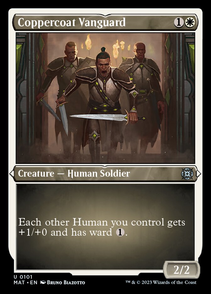 Coppercoat Vanguard (Foil Etched) [March of the Machine: The Aftermath] | Good Games North